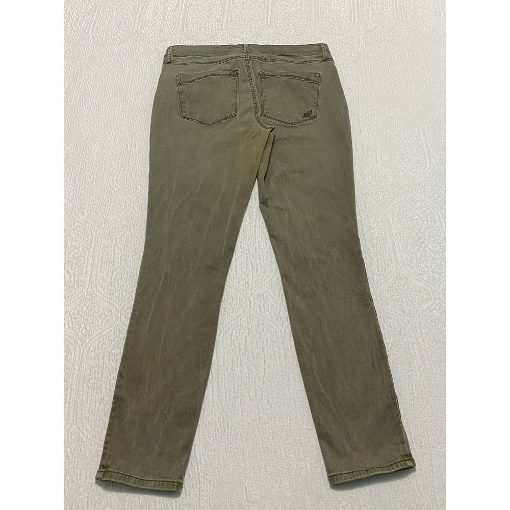 Express Legging Mid Rise Olive Green Women's Size 12 R‎ Stretch Pants - Picture 5 of 9